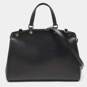 Pre Owned Louis Vuitton Black Epi Leather Brea MM Bag