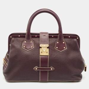 Louis Vuitton Plum Suhali Leather L'Ingenieux PM Bag