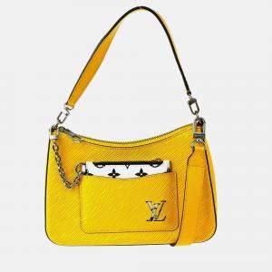 Louis Vuitton Yellow Epi Marelle Shoulder Bag