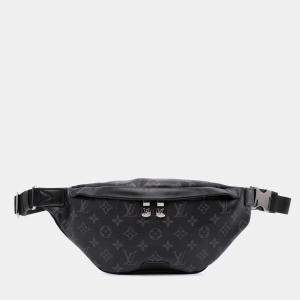 Pre Owned Louis Vuitton Black Monogram Eclipse Discovery Bumbag PM