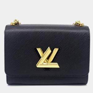 Louis Vuitton Black Leather Epi Twist MM bag