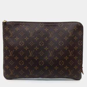Louis Vuitton Brown Coated Canvas Monogram Etu Voyage MM bag