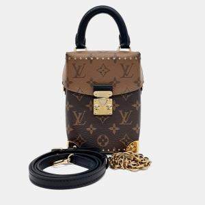 Louis Vuitton Brown Leather and PVC camera box