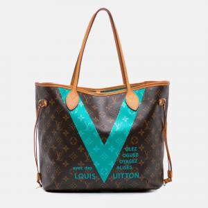 Louis Vuitton Brown Monogram V Neverfull MM