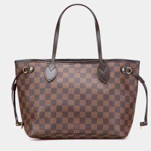 Louis Vuitton Brown Damier Ebene Neverfull PM