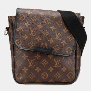 Pre Owned Louis Vuitton Brown Monogram Macassar Bass PM