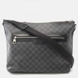 Pre Owned Louis Vuitton Mick Mm Crossbody Shoulder Bag Damier Graphite Black