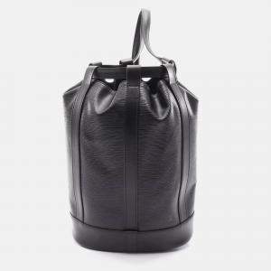 Louis Vuitton Randonnee Pm Shoulder Bag  Epi Leather Noir