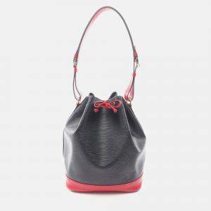 Louis Vuitton Noe Shoulder Bag  Epi Leather Black Castilian Red
