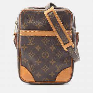 Pre Owned Louis Vuitton Danube Shoulder Crossbody Bag  Monogram