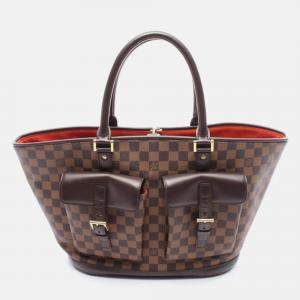 Pre Owned Louis Vuitton Manosque GM Damier Ebene