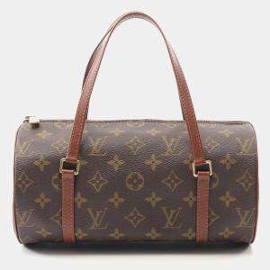 Pre Owned Louis Vuitton Papillon PM 26 Monogram Canvas Shoulder Bag
