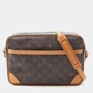 Pre Owned Louis Vuitton Trocadero 30 Crossbody Shoulder Bag  Monogram Canvas