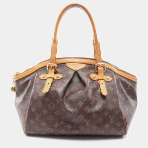 Pre Owned Louis Vuitton Tivoli Gm Shoulder Handbag  Monogram Canvas Brown