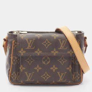 Pre Owned Louis Vuitton Viva Cite Pm Crossbody Shoulder Bag  Monogram Canvas