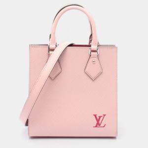 Pre Owned Louis Vuitton Sac Plat BB Pink Epi Leather Tote Bag