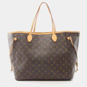 Pre Owned Louis Vuitton Neverfull Gm Shoulder Tote Bag  Monogram Canvas