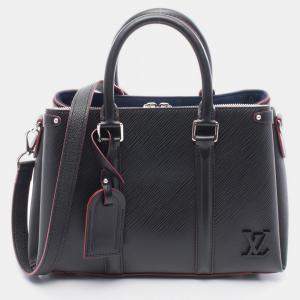 Pre Owned Louis Vuitton Soufflot BB Noir Epi Leather Handbag