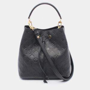 Pre Owned Louis Vuitton NéoNoé Monogram Empreinte Noir Shoulder Handbag