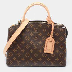 Pre Owned Louis Vuitton Petit Palais PM Brown Monogram Shoulder Bag