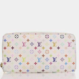 Pre Owned Louis Vuitton Zippy Multicolor Monogram Canvas Wallet
