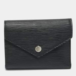 Louis Vuitton Black Epi Leather Victorine Wallet
