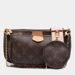 Pre Owned Louis Vuitton Brown Monogram Multi Pochette Accessoires
