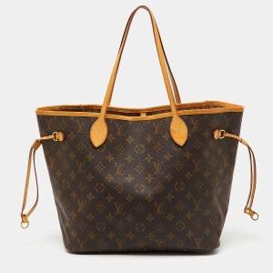 Pre Owned Louis Vuitton Monogram Canvas Neverfull MM Bag