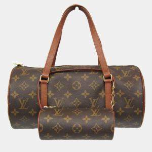 Pre Owned Louis Vuitton Papillon 30 Monogram Canvas Handbag