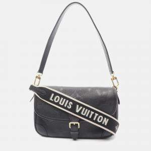 Pre Owned Louis Vuitton Diane Monogram Empreinte Leather Handbag