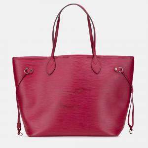 مملوكة مسبقًا Louis Vuitton Pink Epi Neverfull MM