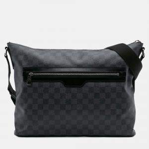Pre Owned Louis Vuitton Black Damier Graphite Mick MM Bag