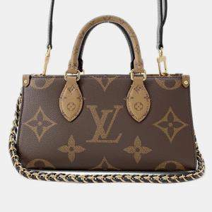 مملوكة مسبقًا Louis Vuitton Onthego Ew Chain Red Monogram Reverse Canvas Monogram Giant