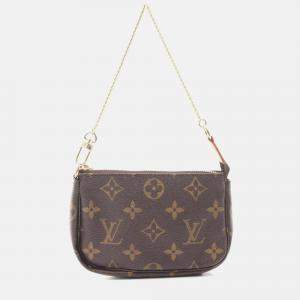 Pre Owned Louis Vuitton Mini Pochette Accessoires Monogram