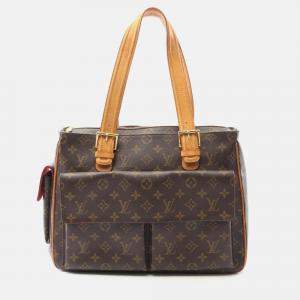 Pre Owned Louis Vuitton Multiple Cite Shoulder Tote Handbag M51162 Monogram Canvas Lv