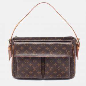 Pre Owned Louis Vuitton Vivacite Gm Shoulder Hand Bag M51163 Monogram Canvas Used Women