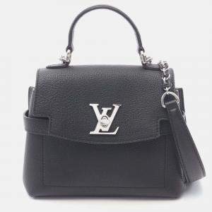 Pre Owned Louis Vuitton Lockme Ever Mini 2Way Shoulder Handbag M20997 Leather Black Used