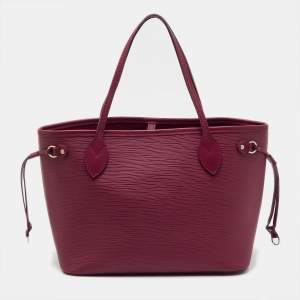 مملوكة مسبقًا Louis Vuitton Fuchsia Epi Leather Neverfull PM Bag