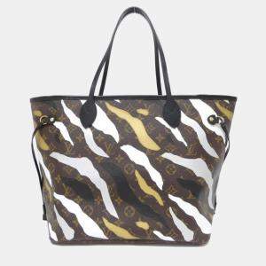 Pre Owned Louis Vuitton League Of Legends Neverfull MM Brown Monogram Handbag