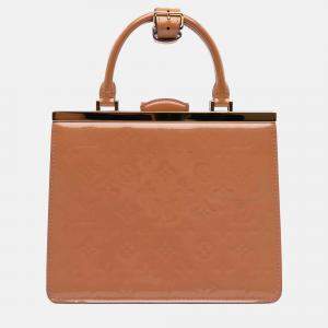 Pre Owned Louis Vuitton Brown Monogram Vernis Deesse PM
