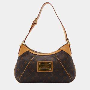 Pre Owned Louis Vuitton Brown Monogram Thames PM