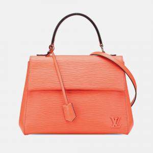 Pre Owned Louis Vuitton Orange Epi Cluny MM
