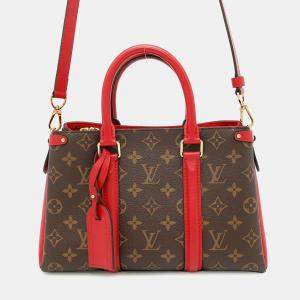 Pre Owned Louis Vuitton Soufflot BB Cerise Monogram Handbag
