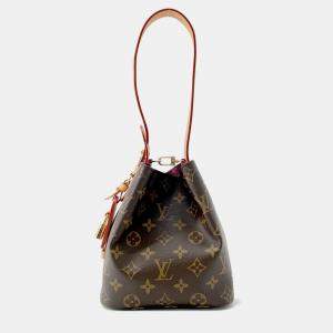 Pre Owned Louis Vuitton All In Bordeaux Monogram Size Bb