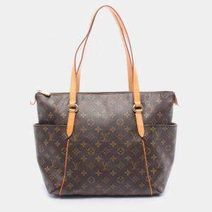 Pre Owned Louis Vuitton Totally MM Shoulder Tote Bag Monogram Canvas