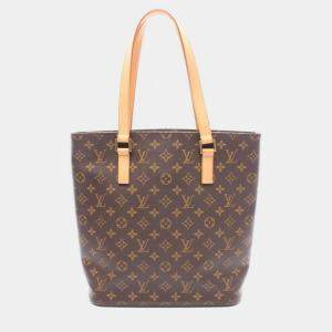 Pre Owned Louis Vuitton Vavin Gm Shoulder Tote Bag Monogram Canvas Leather