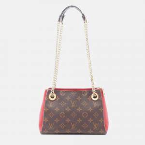 Pre Owned Louis Vuitton Surenne Bb Monogram Cerise