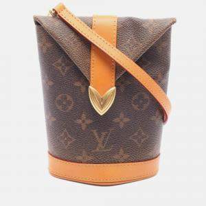 Pre Owned Louis Vuitton Envelope Pouch Shoulder Bag Monogram Dust Canvas Mens