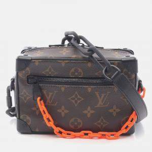 Pre Owned Louis Vuitton Mini Soft Trunk Shoulder Bag Monogram Solar Ray Black