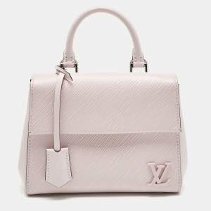 Pre Owned Louis Vuitton Guimauve Epi Leather Cluny Mini Bag
